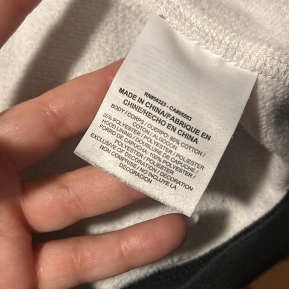 Nike Black & Gray Hooded Sweatshirt - XL - Picture 7 of 7